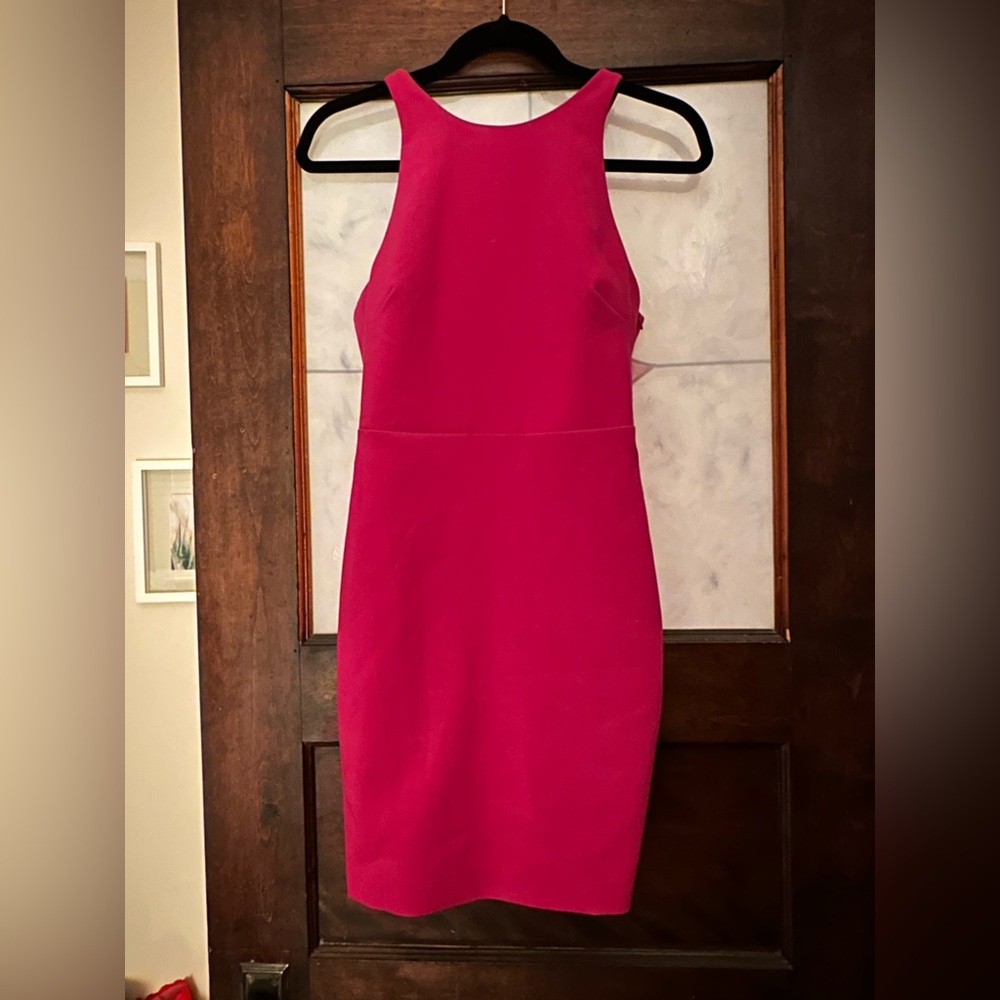 Likely bodycon fuchsia dress